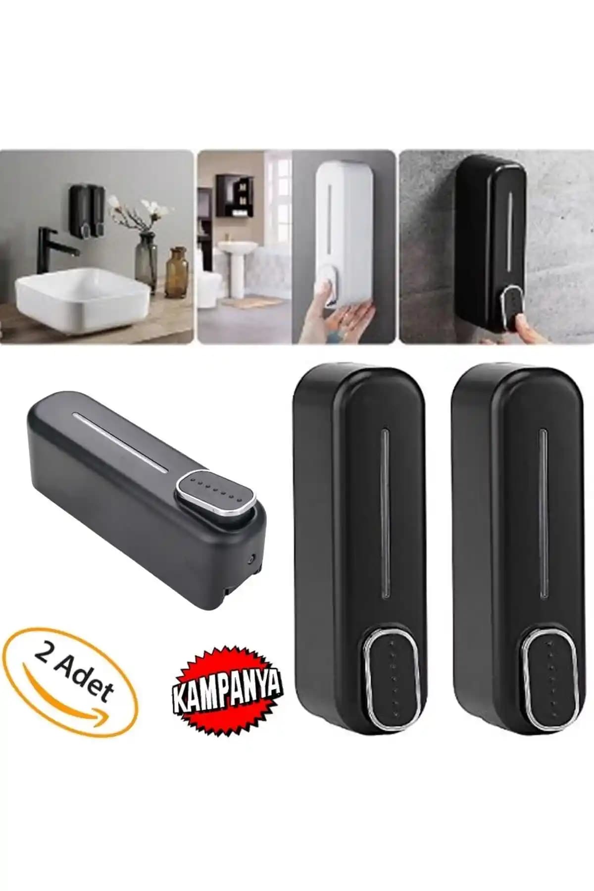 MRTBİLİŞİM Duvara Monte 350ml Sıvı Sabun Şişesi Modern Tasarım ve Kullanım Kolaylığı