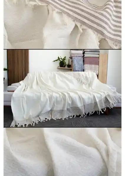 Mutlu Çeyiz Diamond Pamuklu Koltuk ve Çekyat Örtüsü Yüksek Kalite ve Çok Amaçlı Kullanım