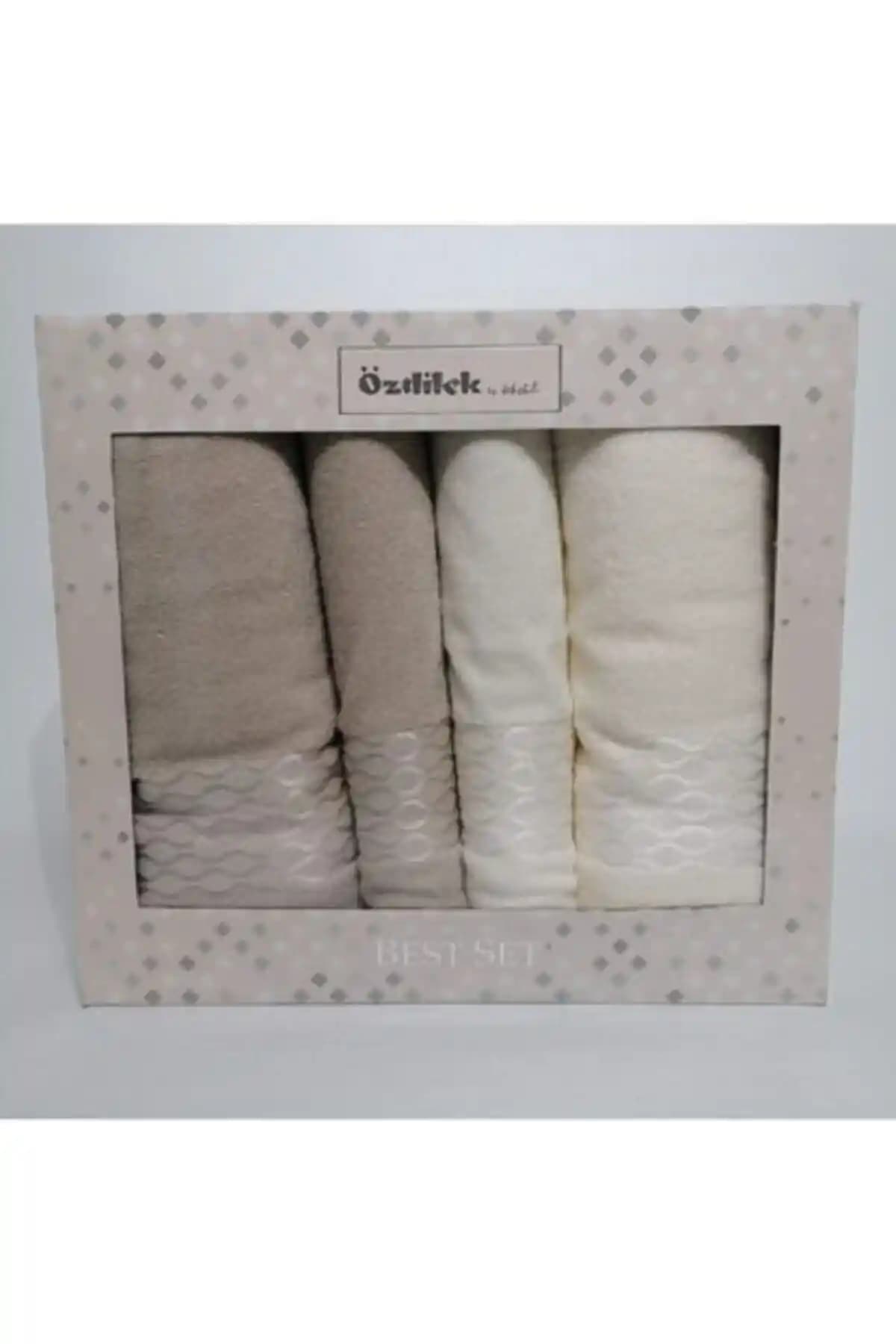 Özdilek Elissa Best Set Hamam Takımı Krem Bej Renk Seçenekleriyle Şıklık ve Dayanıklılık