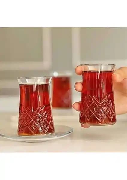 Paşabahçe Çay Takımı 96991: Şık ve Fonksiyonel Cam Çay Seti 6 Parça