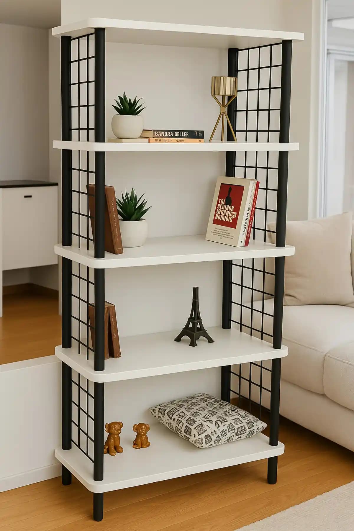 PEKA Kitaplık Modern ve Çok Yönlü Depolama Çözümü Ev ve Ofis Kullanımı İçin