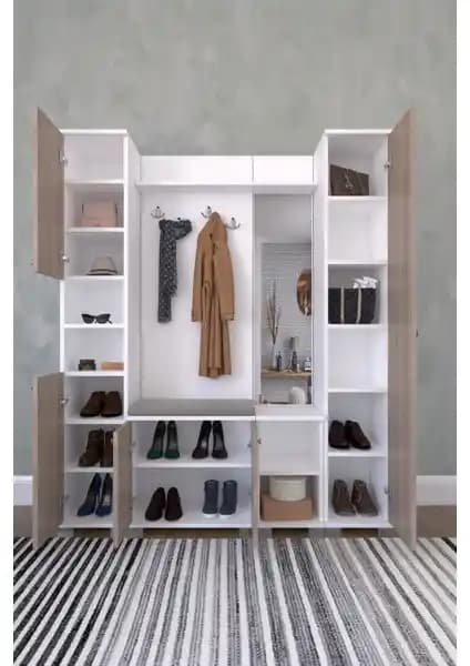 Remaks Ada Portmanto Córdoba: Modern ve Fonksiyonel Giriş ve Depolama Çözümü