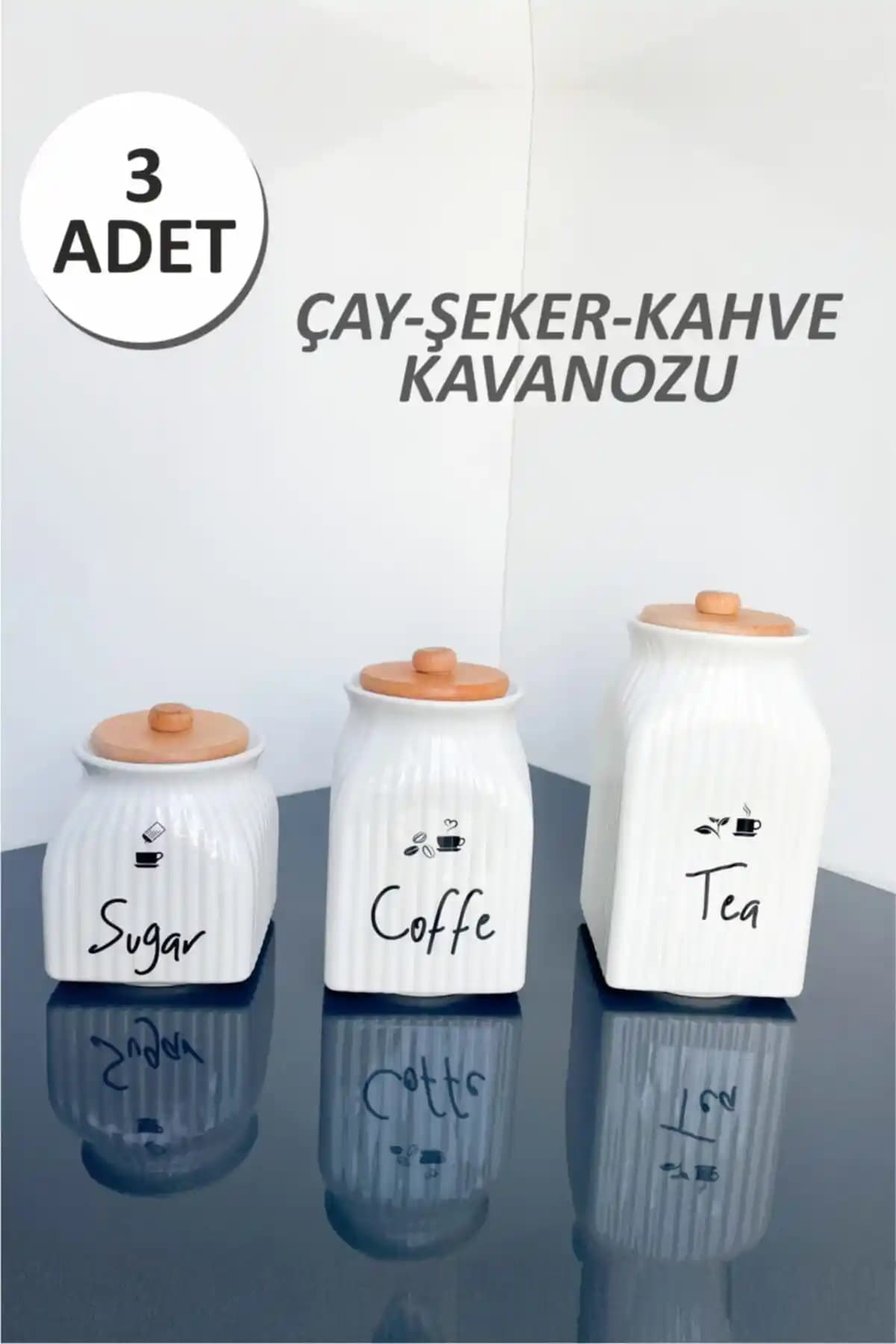 Sezka Life Bambu Kapaklı Kavanoz Seti: Şık ve Dayanıklı Gıda Saklama Çözümleri