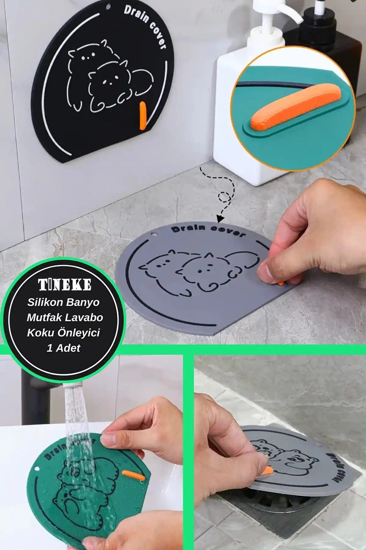 TİNEKE Lavabo ve Gider Koruyucu Ped ile Hijyen ve Koku Kontrolü Sağlayın