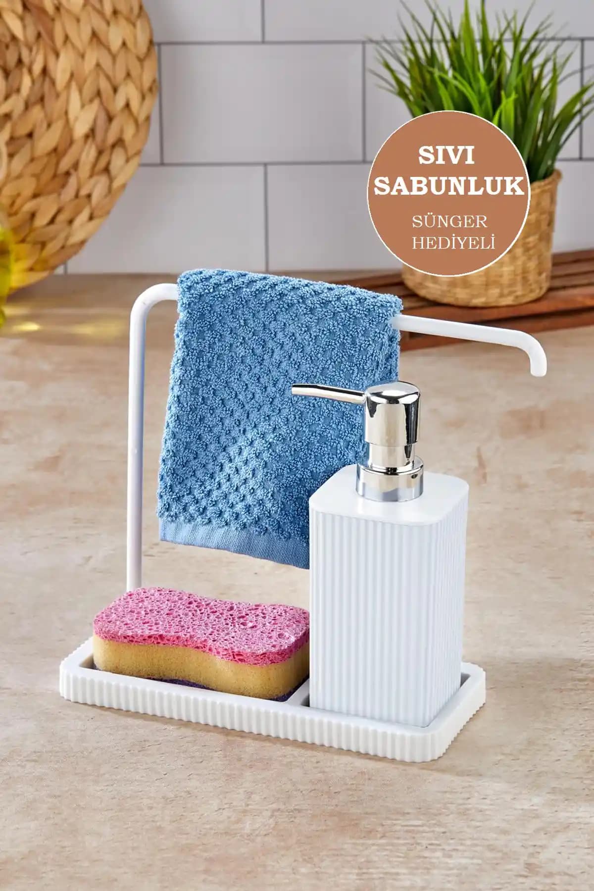 Tugomer Bez Standlı Askılı Deterjanlık: Modern ve Pratik Temizlik Aksesuarı