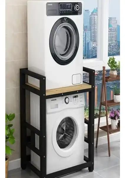 Umut Park Çamaşır ve Kurutma Makinası Rafı: Modern ve Dayanıklı Banyo Depolama Çözümü