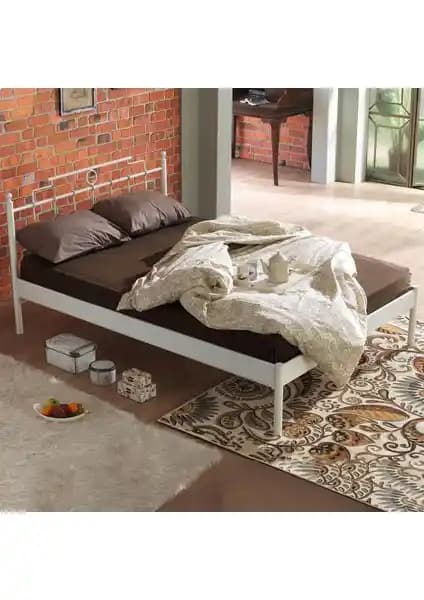 Unimet Hatkus-S Çift Kişilik Ferforje Metal Karyola Modern Tasarım ve Dayanıklılık