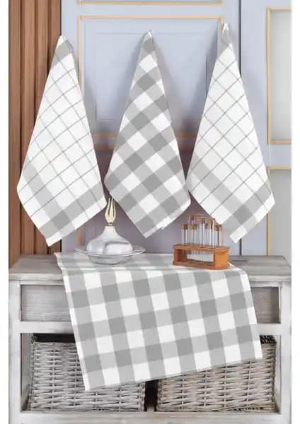 Vagonik 4'lü Mutfak Havlusu Seti: Dayanıklı ve Estetik Pratik Kullanım İçin