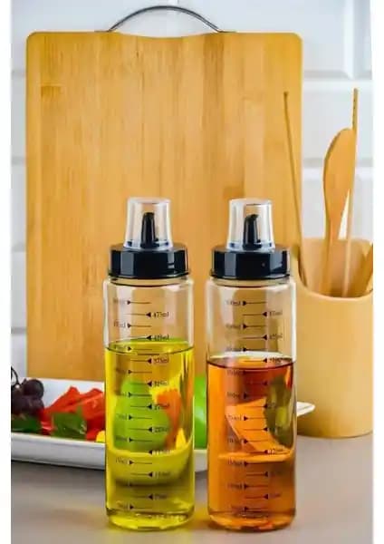 VIP Gross 2'li Borosilikat Yağdanlık Seti: Dayanıklı ve Estetik Mutfak Aksesuarı