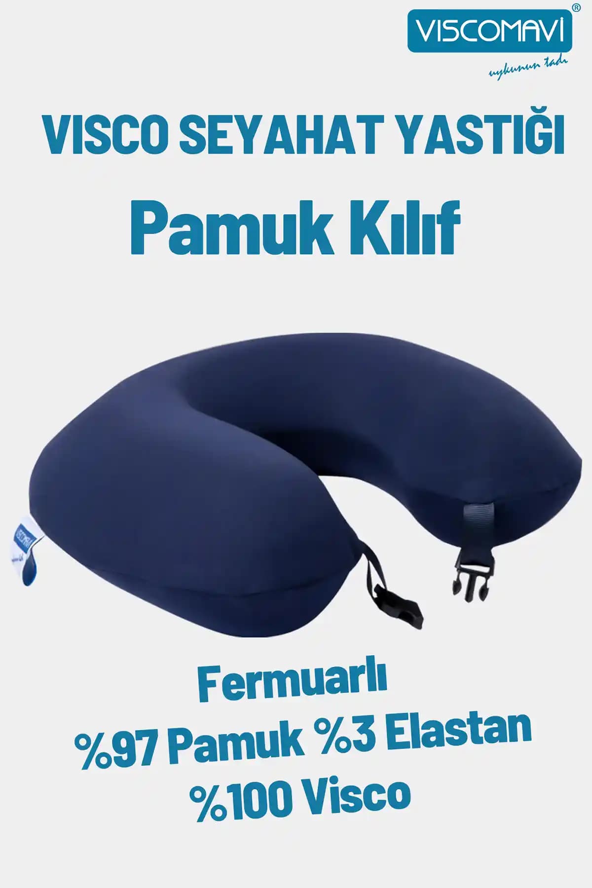 Viscomavi Visco Seyahat Yastığı: Boyun ve Baş Desteğinde Konfor ve Sağlık Bir Arada