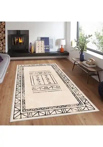 West Home Dijital Baskılı Yıkanabilir Kaymaz Taban Halı Modern ve Pratik Ev Dekorasyonu İçin
