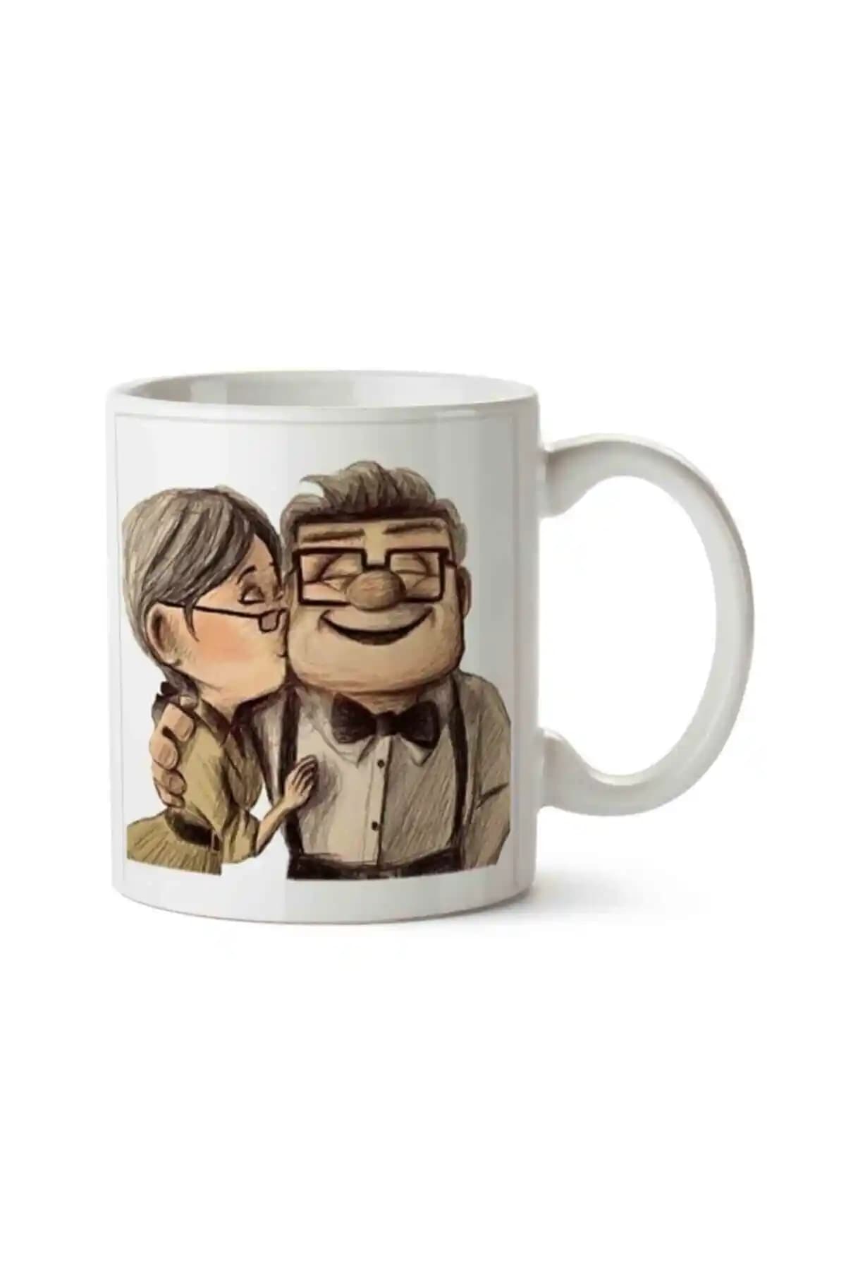 Yukarı Bak Porselen Kupa Bardak: Şık ve Dayanıklı Tasarım ile Günlük Kullanım İçin Idealdir