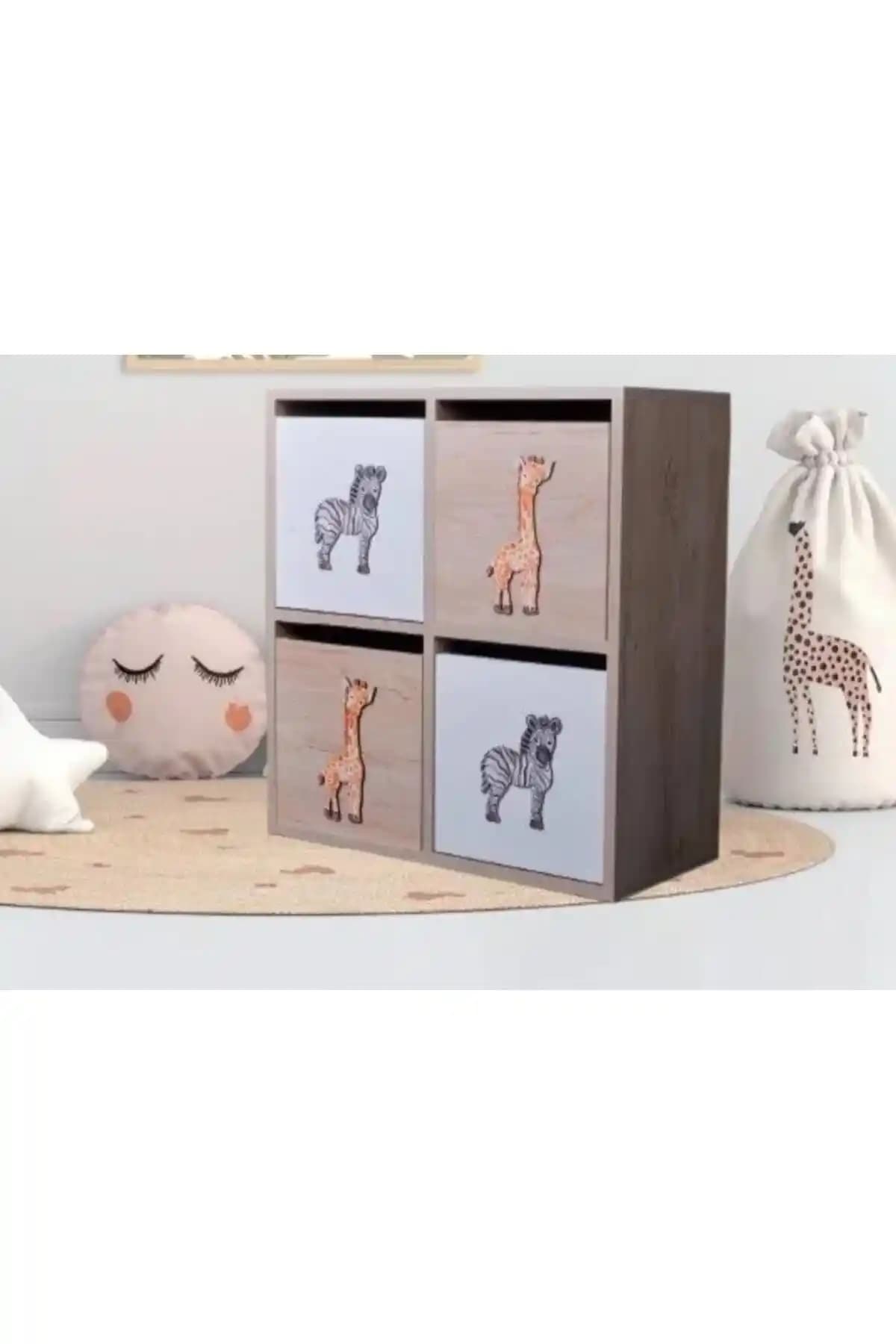 4 Bölmeli Safari Saklama Ünitesi: Dayanıklı ve Çok Amaçlı Depolama Çözümü