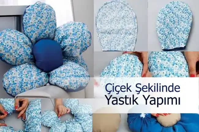 Çiçek Şeklinde Yastıklar ile Ev Dekorasyonunda Doğal ve Estetik Dokunuşlar
