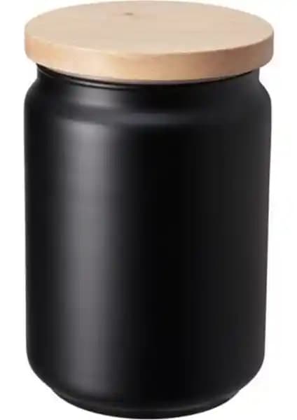 İkea Siyah Kavanozlar Modern ve Şık Dekorasyon İçin Uygun Saklama Çözümleri