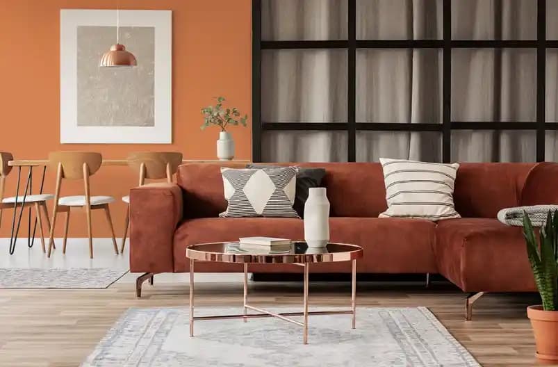 Kiremit Rengi Ev Dekorasyonunda Sıcak ve Doğal Bir Atmosfer Yaratma Rehberi