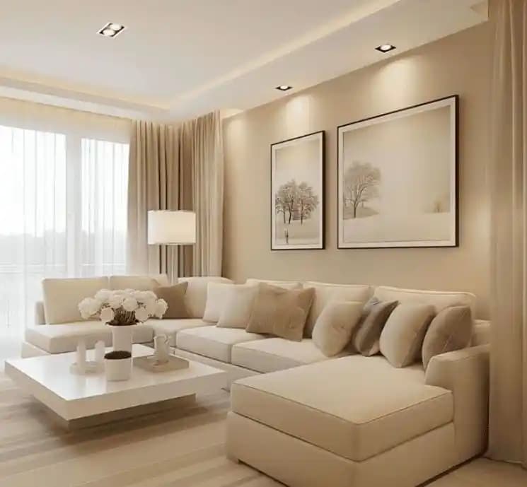 Krem Bej Renginin Ev Dekorasyonundaki Yeri ve Estetik Katkıları