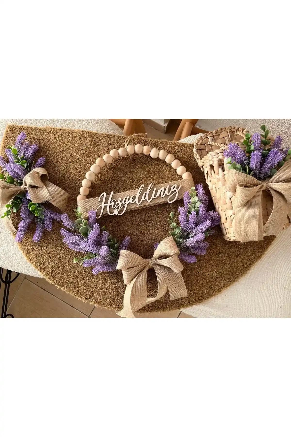 Lavanta Kapı Süsü: Estetik ve Doğallığın Buluşması Ev Dekorasyonunda Şık Seçenekler