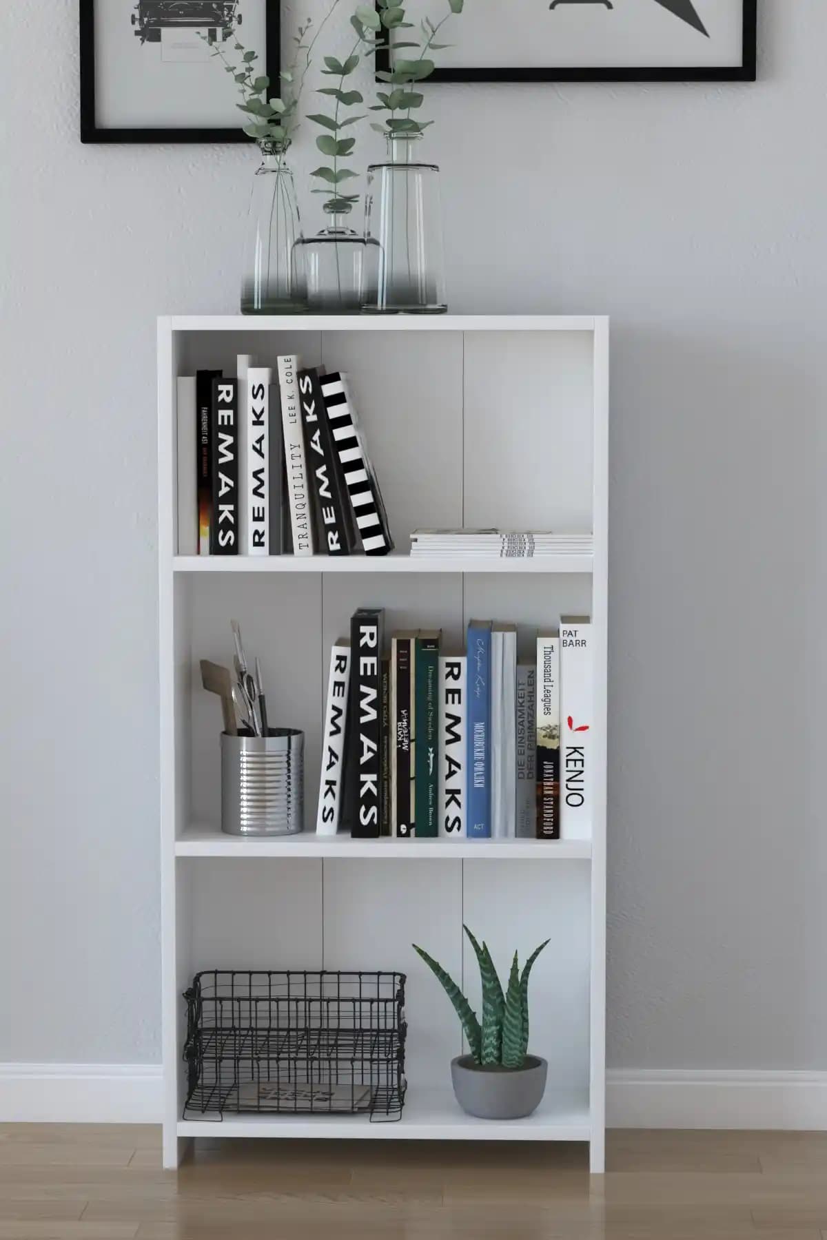 Remaks Kitaplıklar: Fonksiyonellik ve Estetiği Bir Arada Sunan Çeşitli Tasarım Seçenekleri