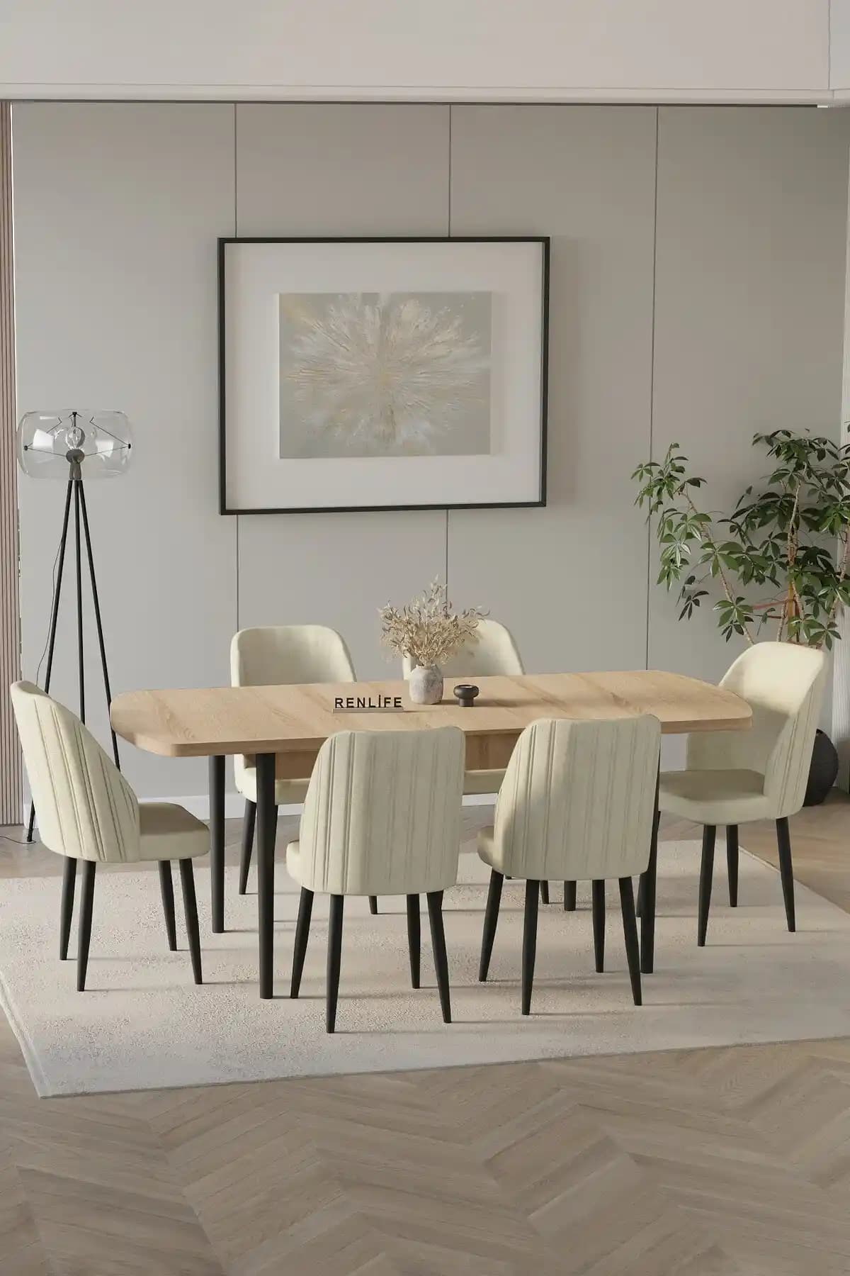 Renlife Yemek Masaları: Modern Tasarım ve Fonksiyonelliğin Bir Arada Sunumu