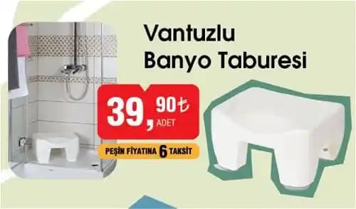 Vantuzlu Banyo Taburesi Güvenlik ve Konforu Bir Arada Sunar