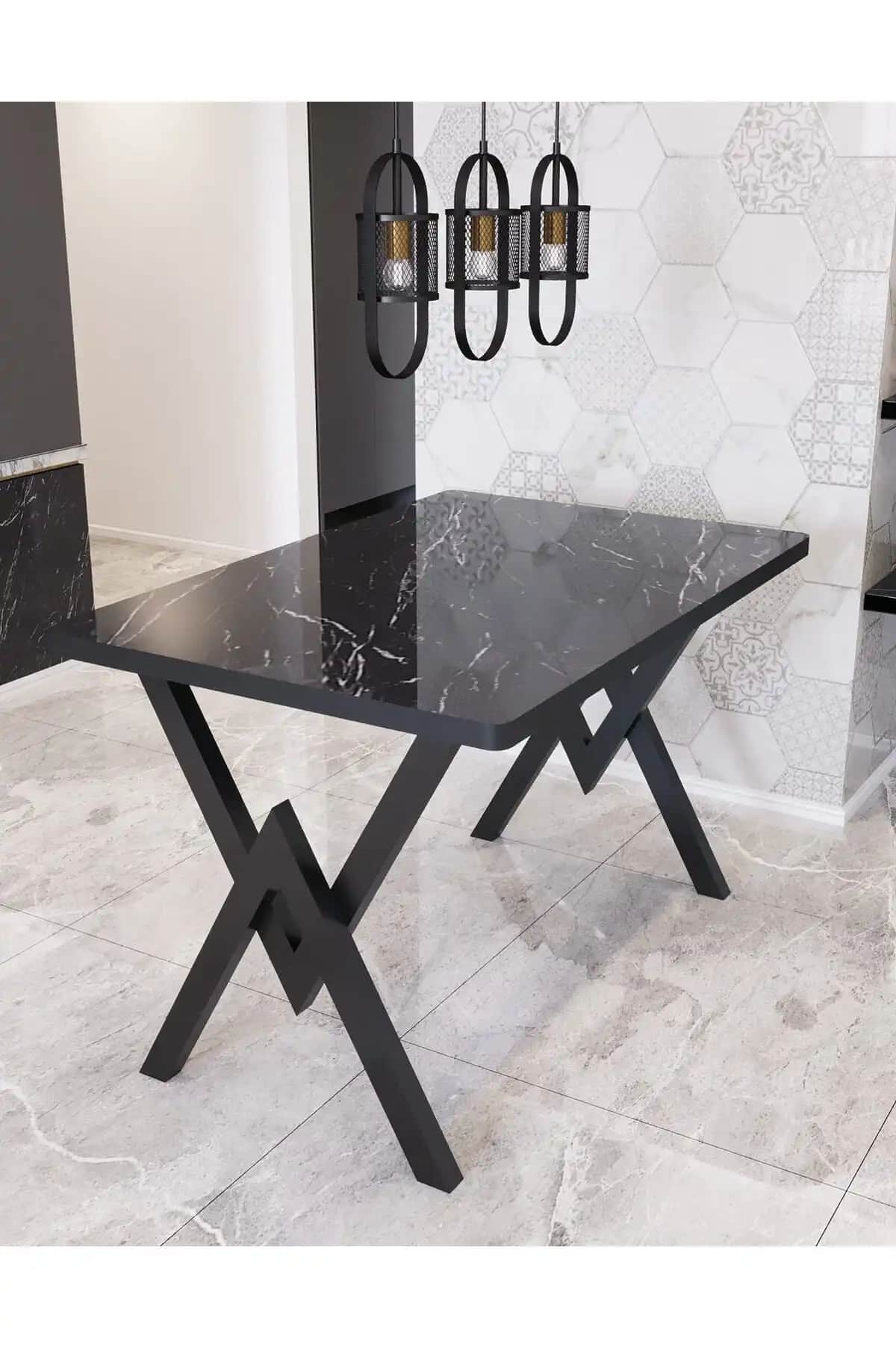 Avvio 80x120 Alara ve Yirmi15 Siyah Metal Ayaklı Mutfak Masası Karşılaştırması