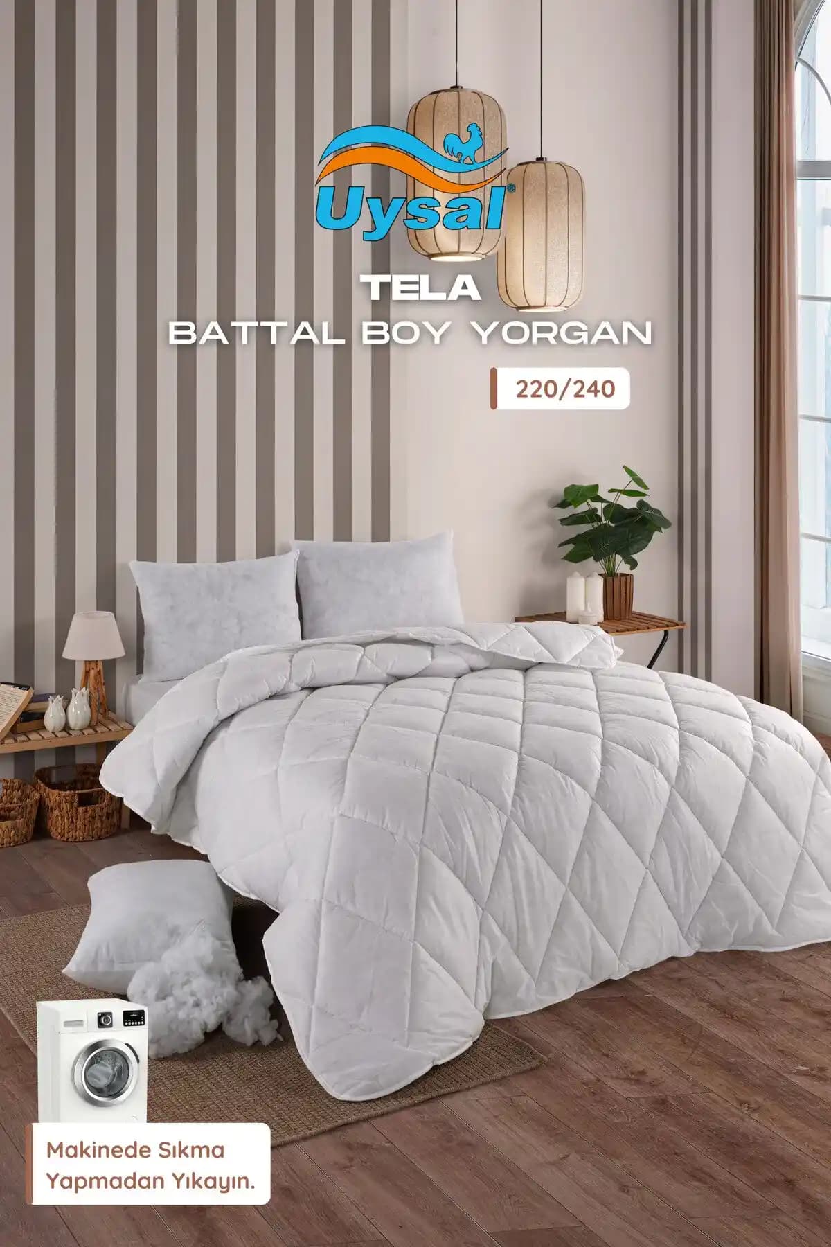 Modern ev tekstilinde battal boy yorganların dekorasyondaki yeri ve avantajları