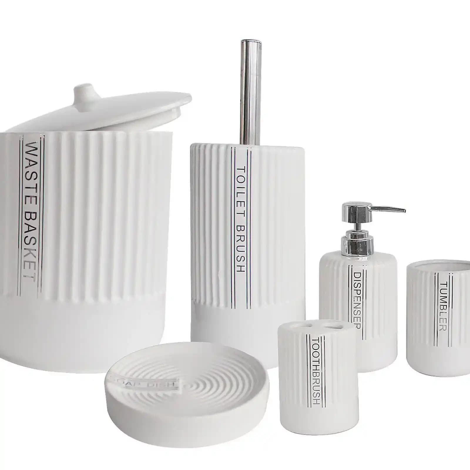 Uyumlu ve Fonksiyonel 6 Parçalı Banyo Setleri ile Dekorasyonunuzu Tamamlayın