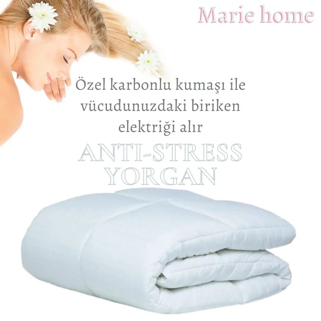 Anti-Stress Yorgan ile Stres Azaltıcı ve Konforlu Uyku Deneyimi Sağlayın
