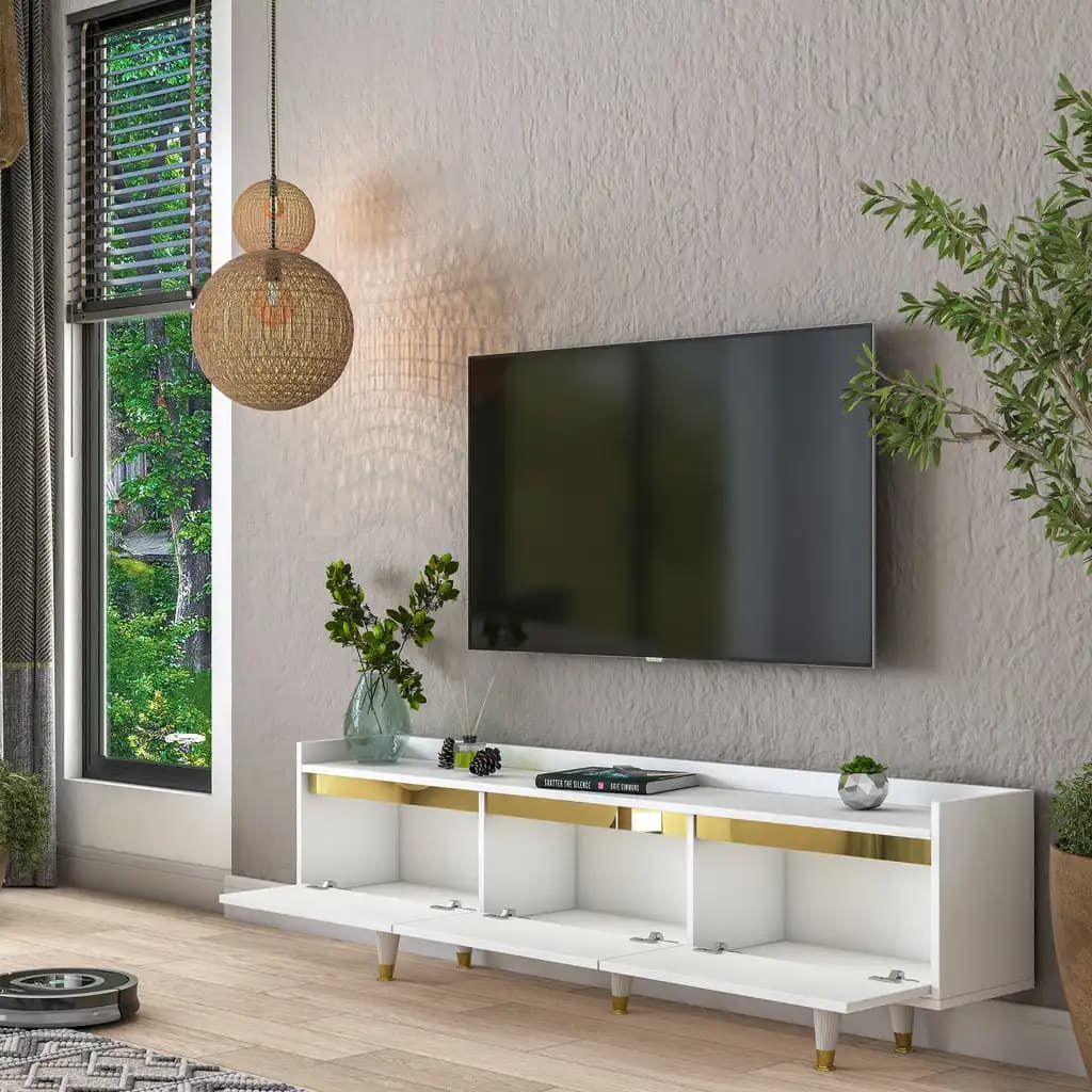 Aynalı TV Sehpası ile Modern ve Şık Ev Dekorasyonu İçin En İyi Seçenekler