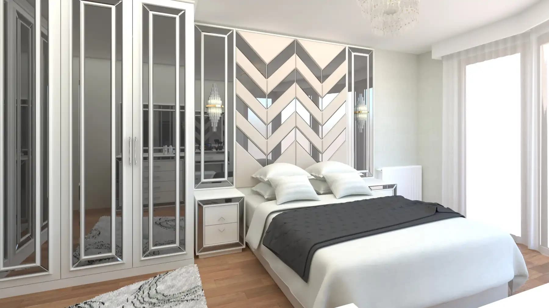 Aynalı Yatak Başlığı Modelleri: Modern ve Dekoratif Seçeneklerle Odanızı Yenileyin