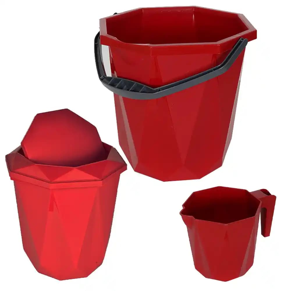 Banyo Dekorasyonunda Şıklık ve Fonksiyonellik İçin Kova Setleri Seçenekleri