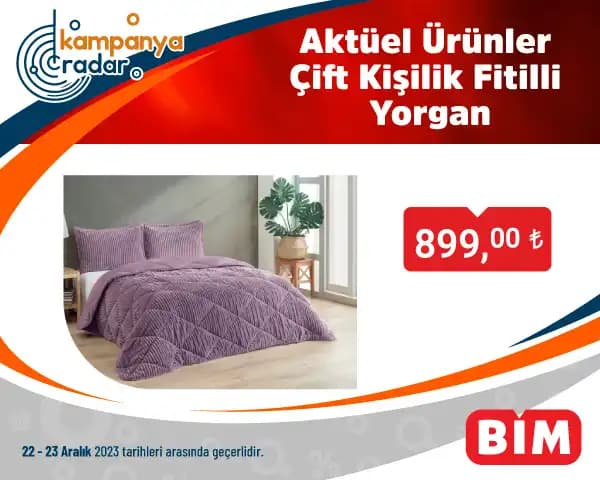BİM Çift Kişilik Yorganları: Uygun Fiyatlı Konfor ve Estetik Çözümler