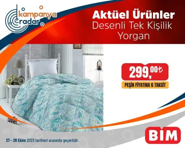 BİM’de Tek Kişilik Yorganlar: Ekonomik Çözümler ve Dekorasyon İpuçları