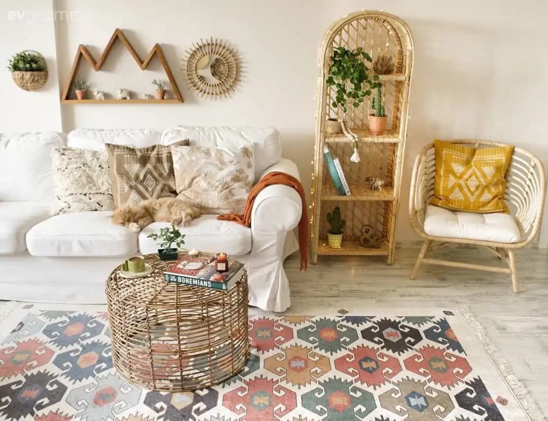 Bohem Ev Dekorasyonuyla Evinize Renk ve Huzur Katmanın Yolları