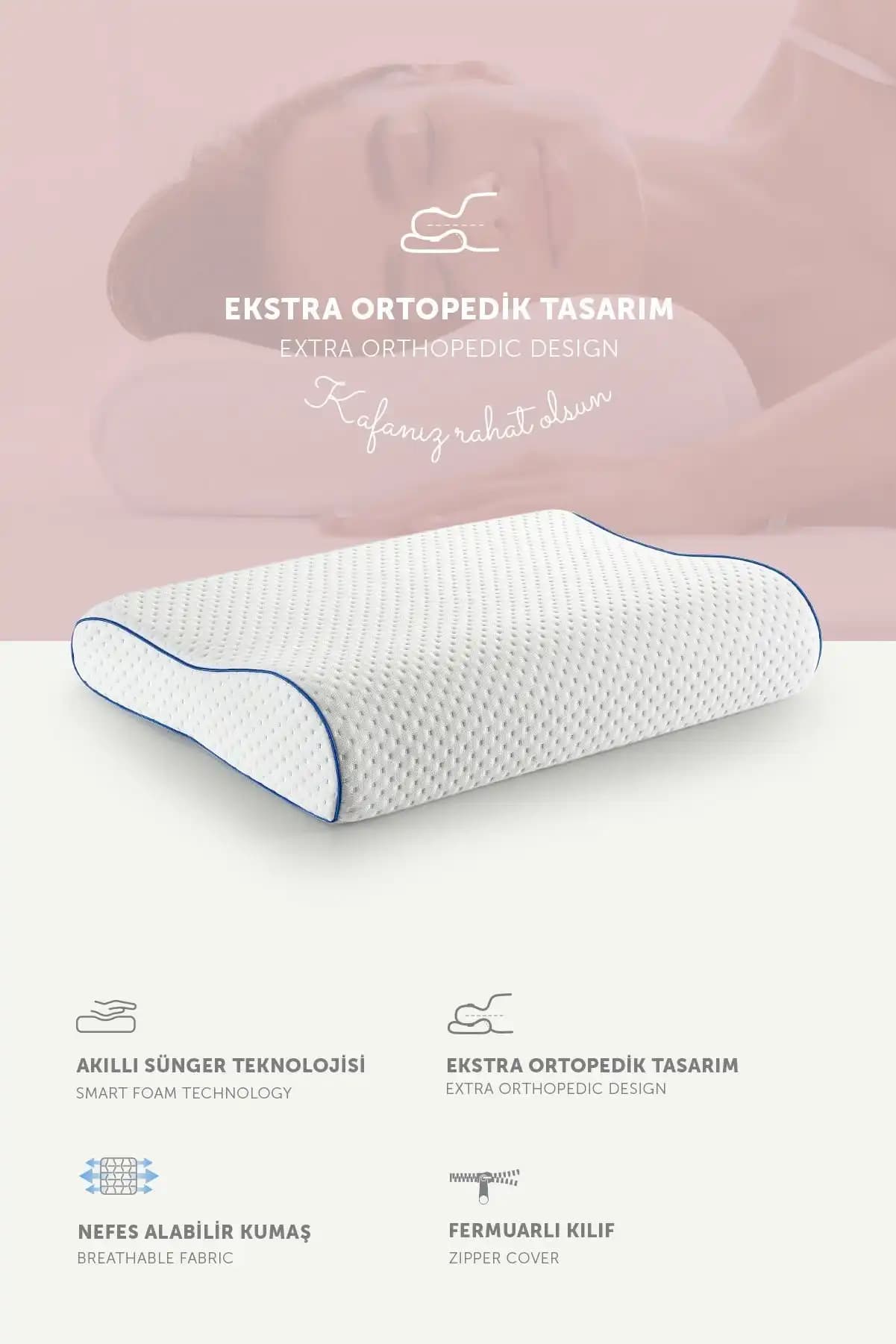 Boyun Destekli Visco Yastıklar ile Sağlıklı ve Konforlu Uyku Deneyimi