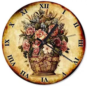 Çiçek Sepeti Duvar Saati Seçenekleri ve Dekorasyonda Estetik ve Fonksiyonellik