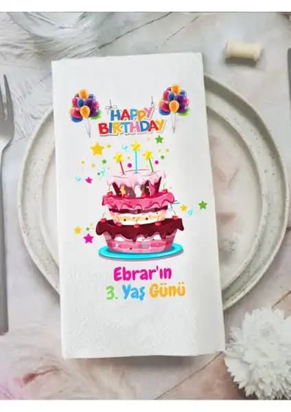 Doğum Günü Peçeteleri ile Dekorasyonunuzu Tamamlayın Şık ve Eğlenceli Detaylar