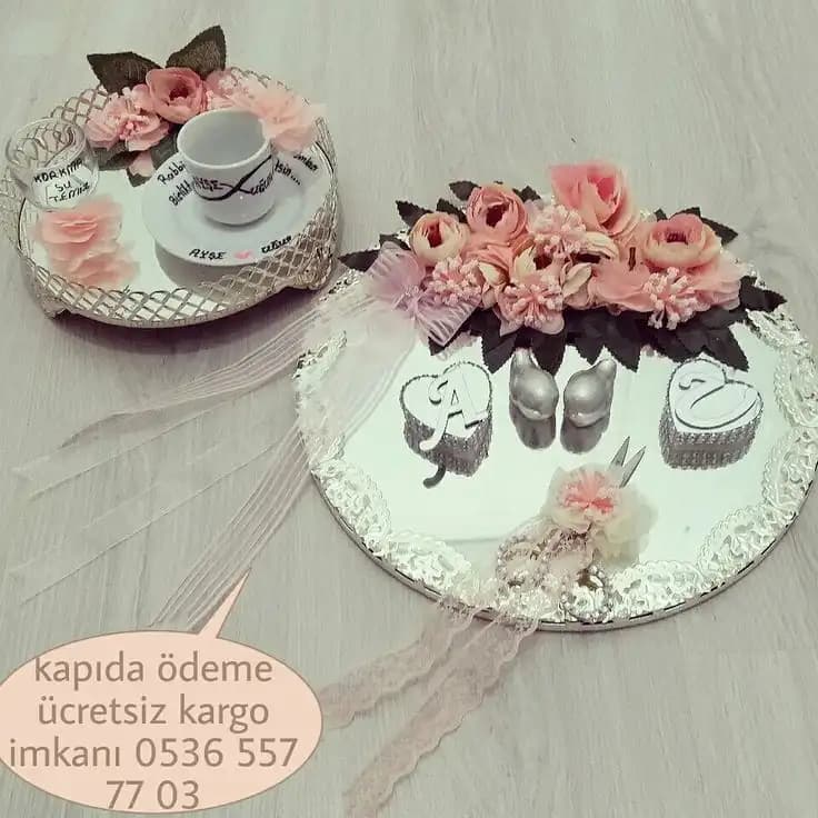 Düğün Tepsisi Dekorasyonunda Estetik ve İşlevselliği Bir Arada Sunan Detaylar
