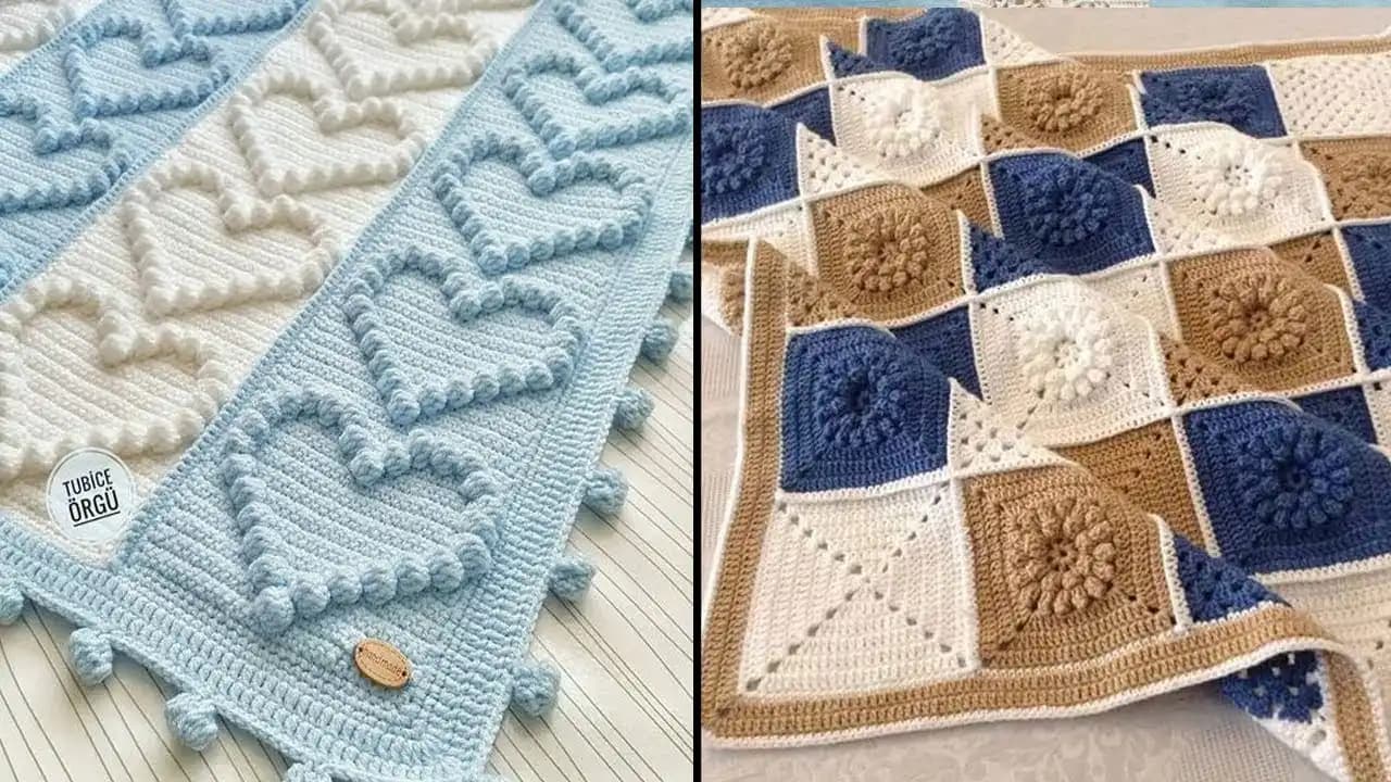 El Örgü Battaniye Modelleri Dekorasyonda Sıcaklık ve Şıklığın Birleşimi