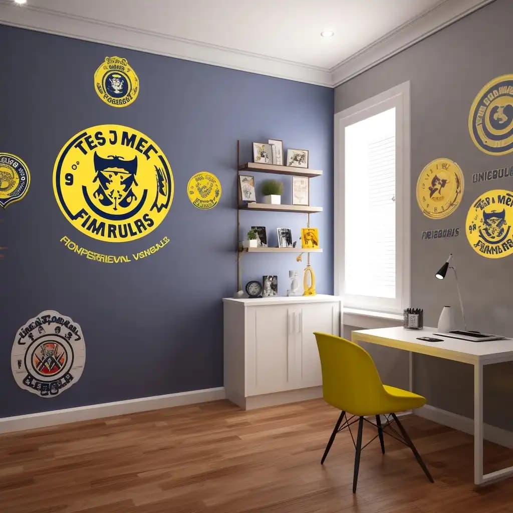 Fenerbahçe Temalı Oda Aksesuarlarıyla Dekorasyonunuzu Şık ve Kişisel Hale Getirin