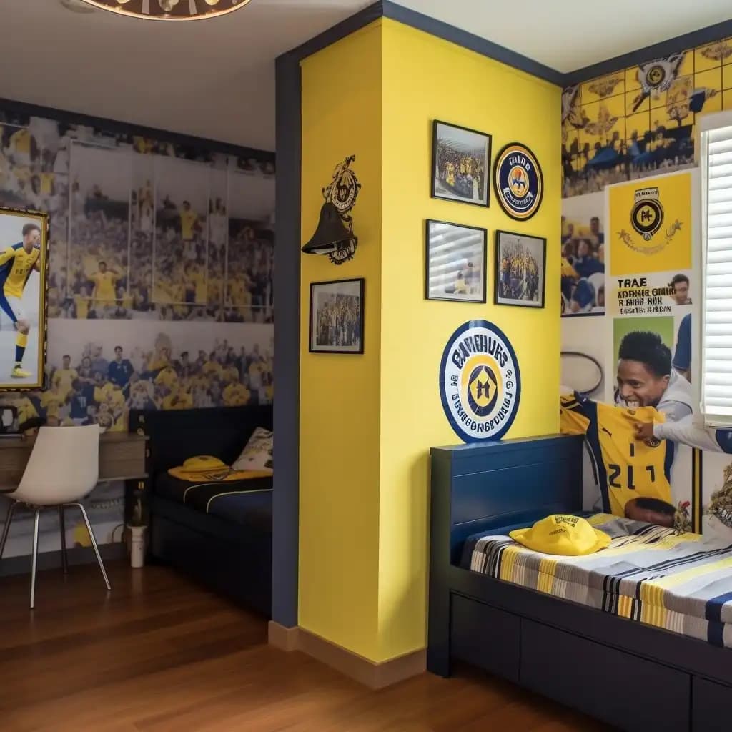Fenerbahçe Temalı Oda Dekorasyonu: Renkler, Semboller ve Kişisel Dokunuşlar