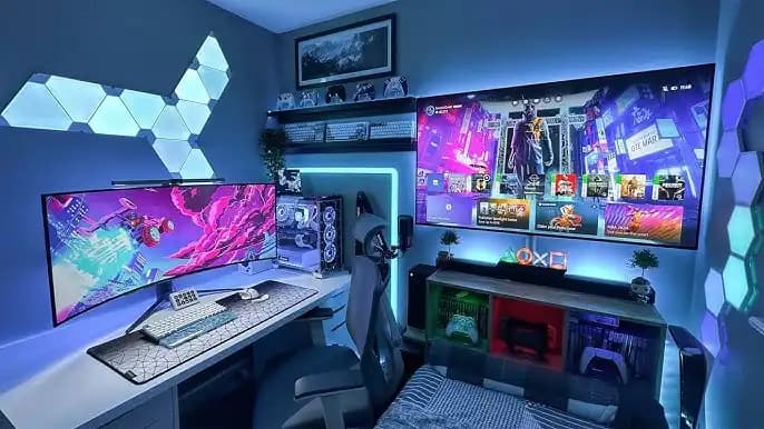 Gamer Odası Dekorasyonu İçin İlham Verici Tasarım Fikirleri ve Trendler