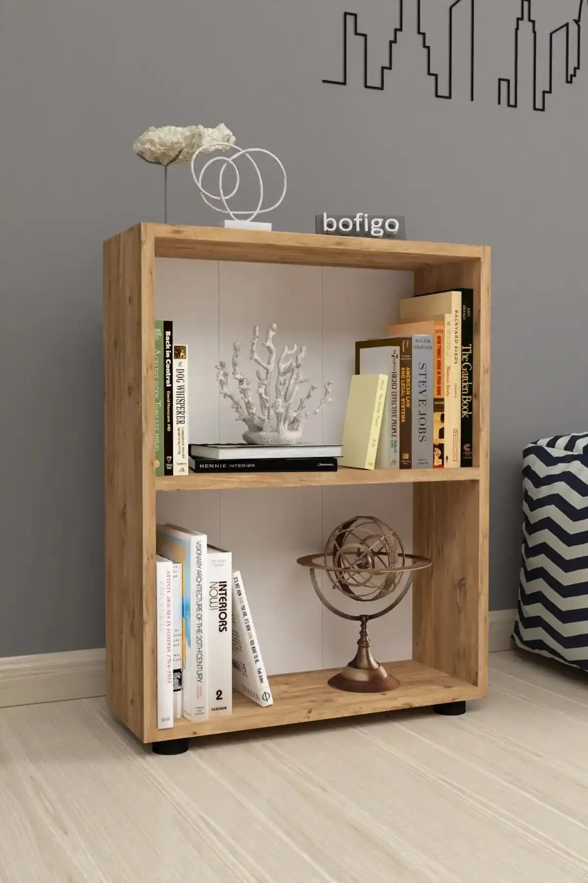 İki Raflı Kitaplıklar: Modern Dekorasyonda Estetik ve İşlevselliğin Birleşimi