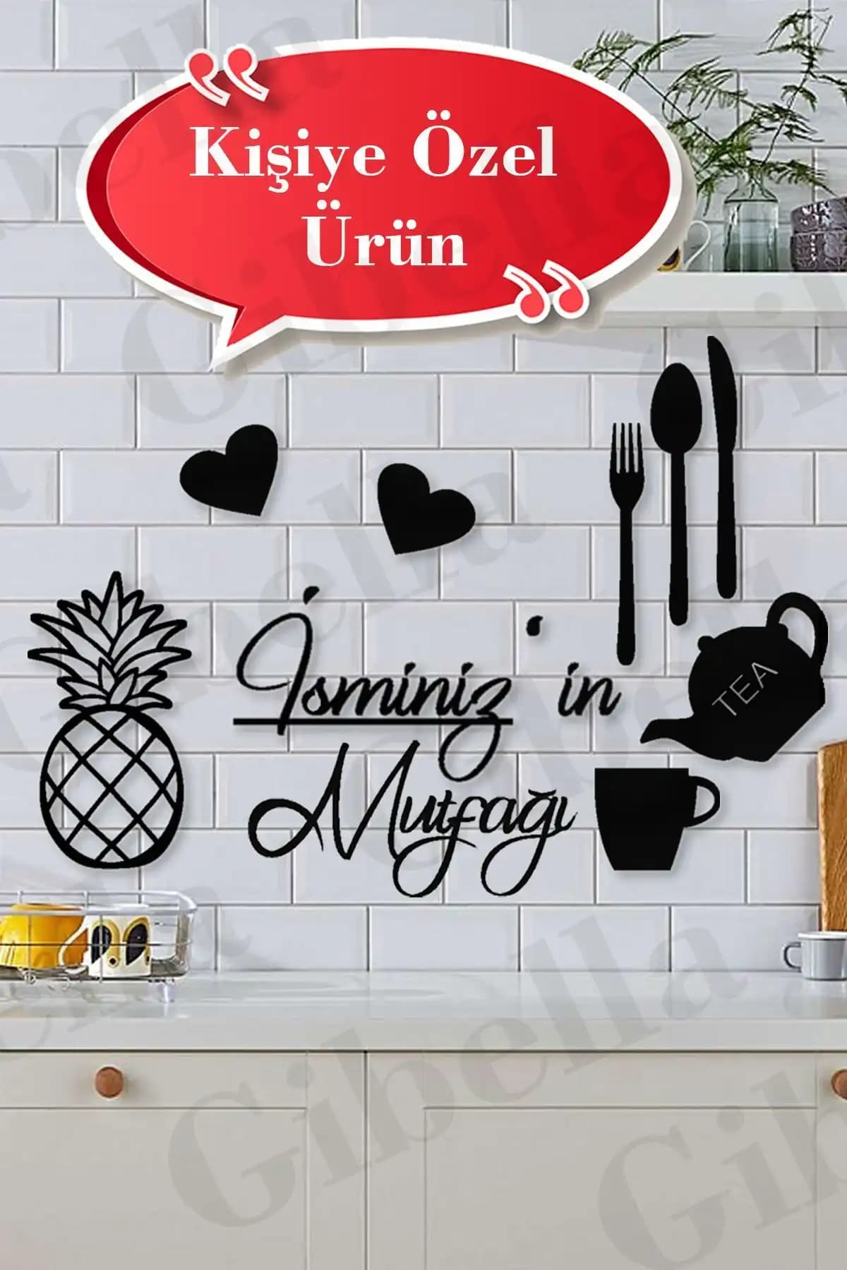 İsmek Özel Mutfak Yazılarıyla Dekorasyonunuzu Kişiselleştirin ve Şıklık Katın