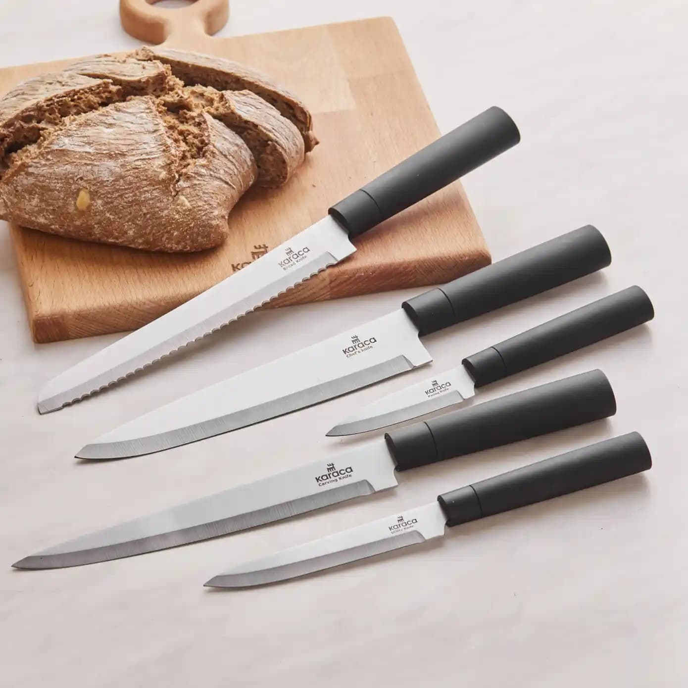 Karaca Burby Wood 14 Parça Biçak Seti ile Mutfağınıza Şıklık Katın ve İşlevselliği Artırın