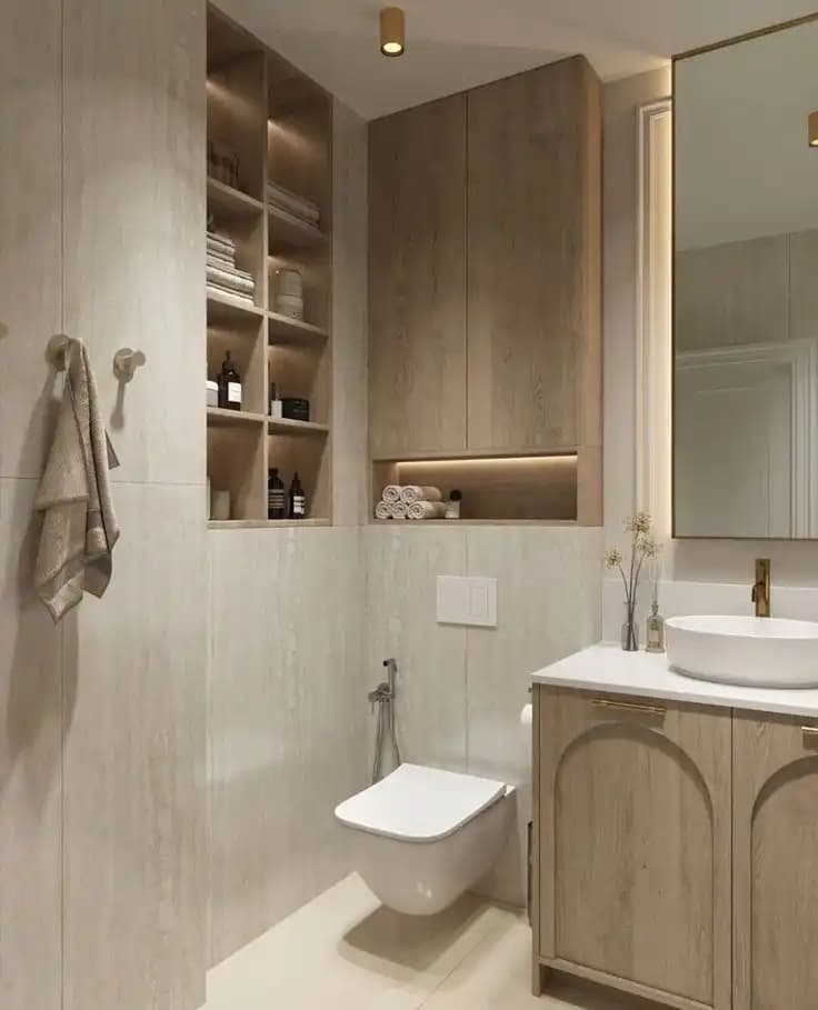 Klozet Arkası Dekorasyon İpuçları ve Şık Banyo Tasarımı Önerileri