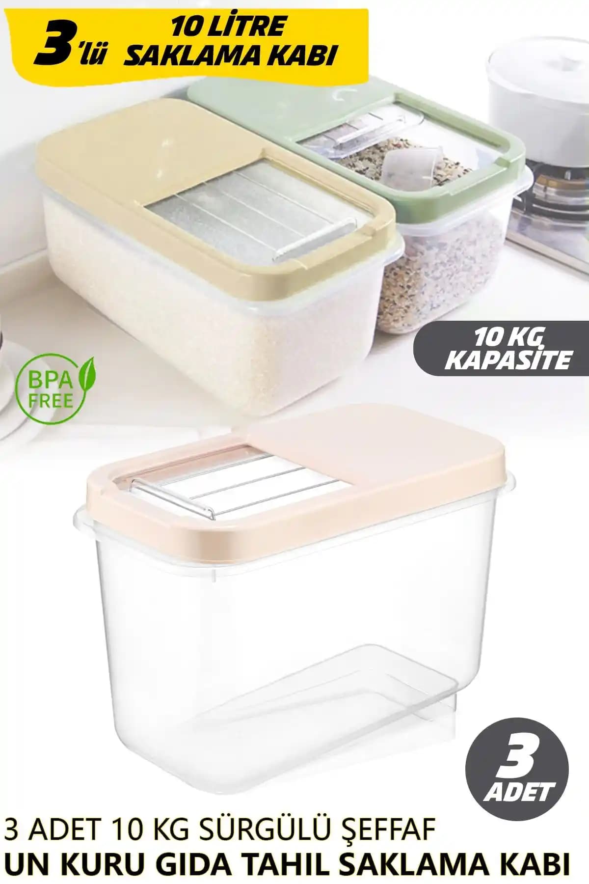 Kuru Erzak Saklama Kabı Dekorasyonunda Şıklık ve İşlevselliğin Birlikteliği