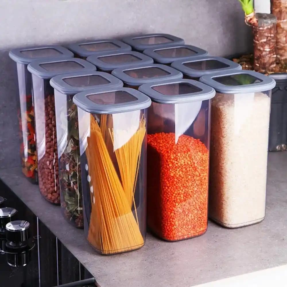 Mutfak Dekorasyonunu Tamamlayan Şık ve İşlevsel Erzak Saklama Kabı Setleri