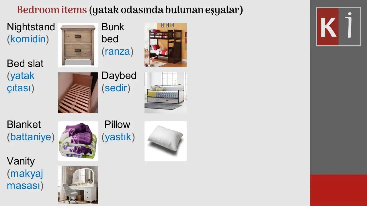 Yatak Odası Dekorasyonunda İngilizce Eşyalar ve Stil İpuçları